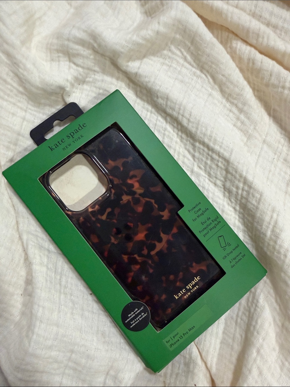kate spade Tortoiseshell Brown & Black Phone Case